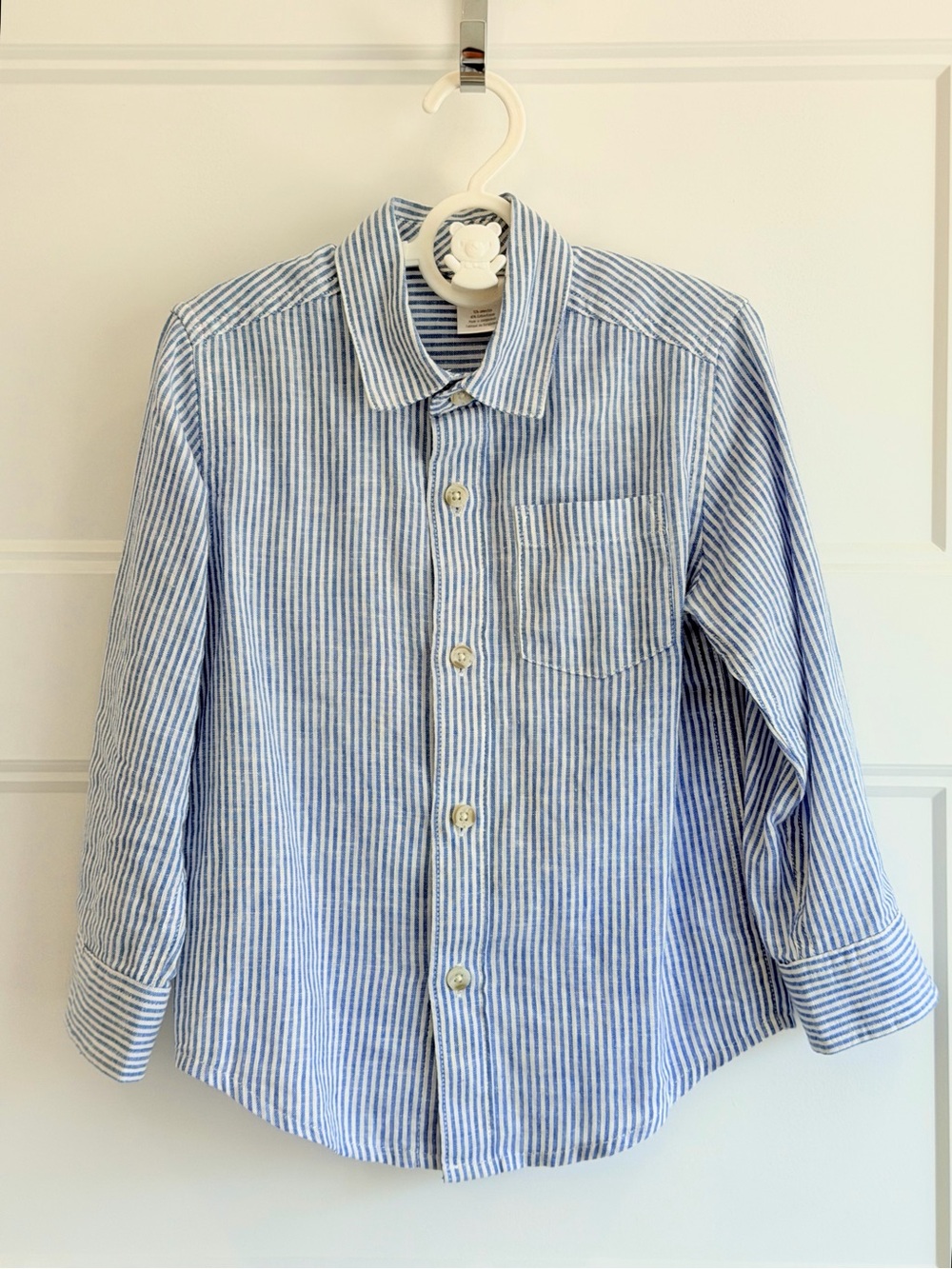 Gymboree Blue and White Striped Button-Down Shirt